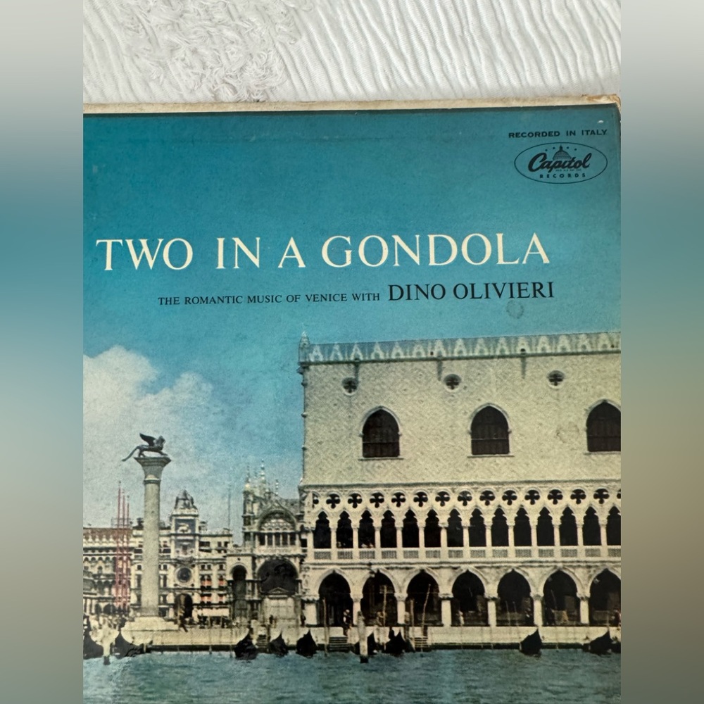 Two in a Gondola - Venice - Dino Olivieri 33 1/3 Record Album